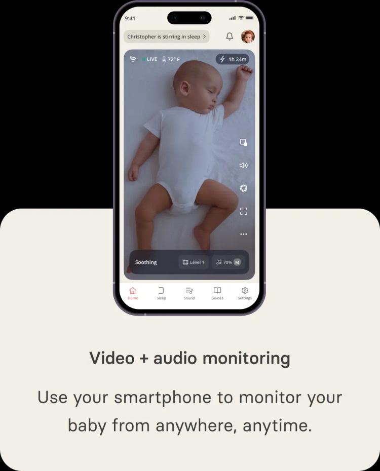 Cradlewise smart bassinet app