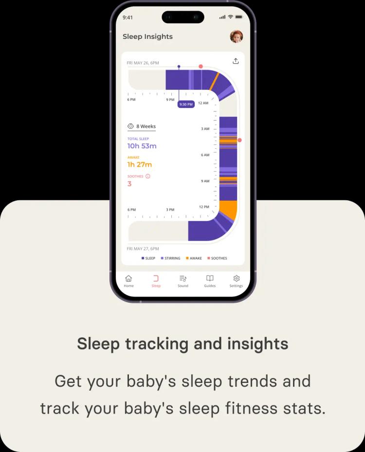 Cradlewise smart bassinet app