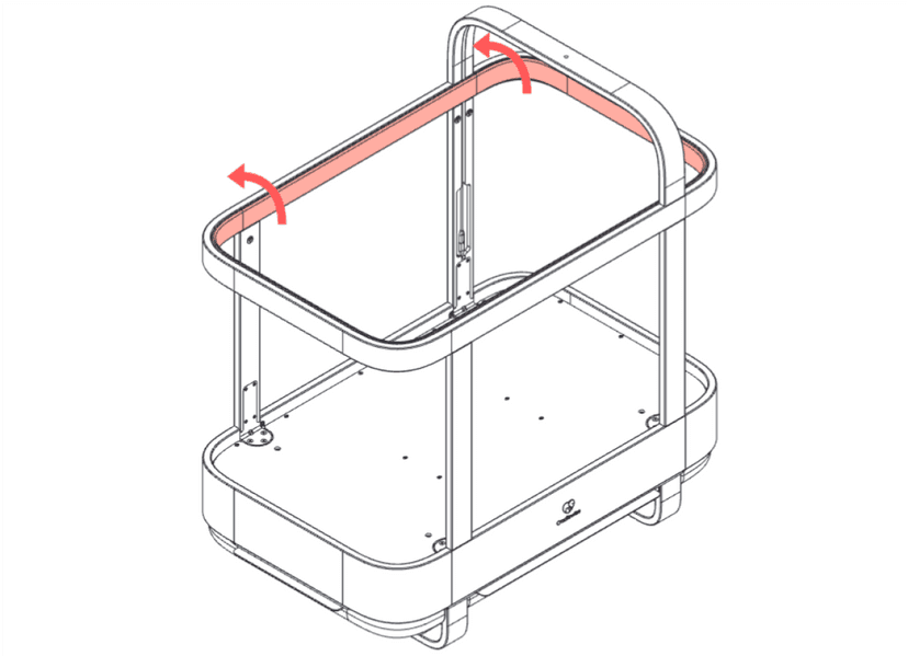 Mounting the monitor arc