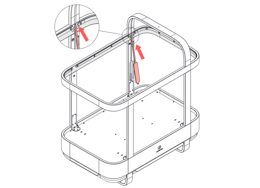 Mounting the monitor arc