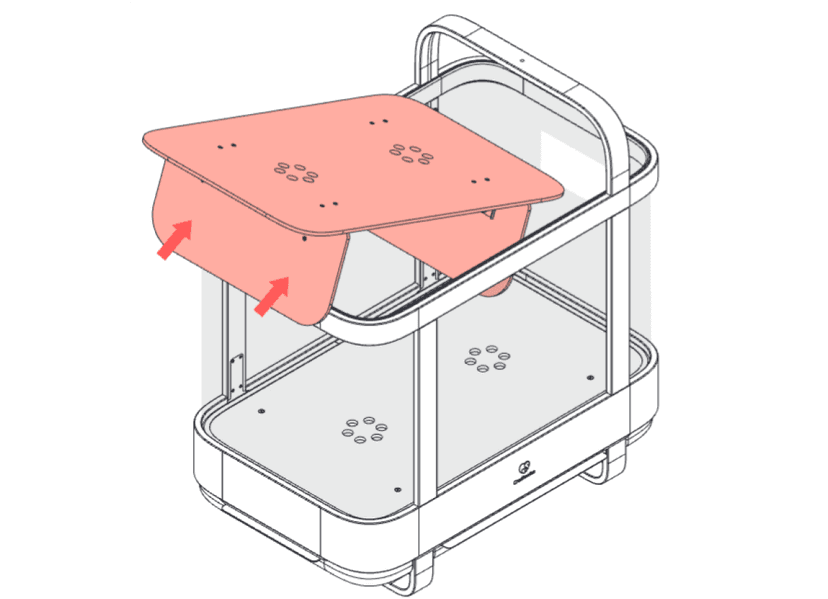 Assembling the bassinet