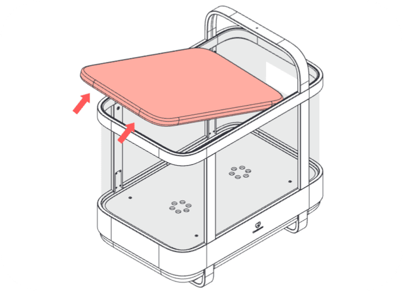 Cradlewise in crib mode