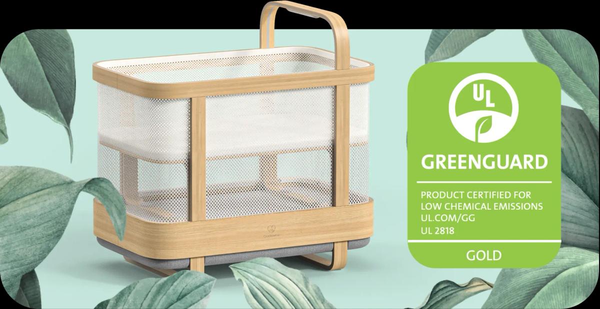 greenguard gold certified OR greenguard gold certified smart crib OR greenguard gold certified cradlewise smart crib