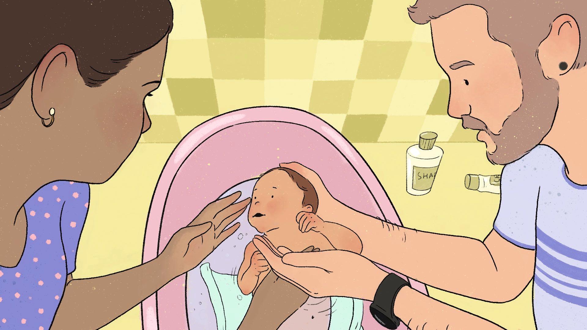 How to bathe your baby