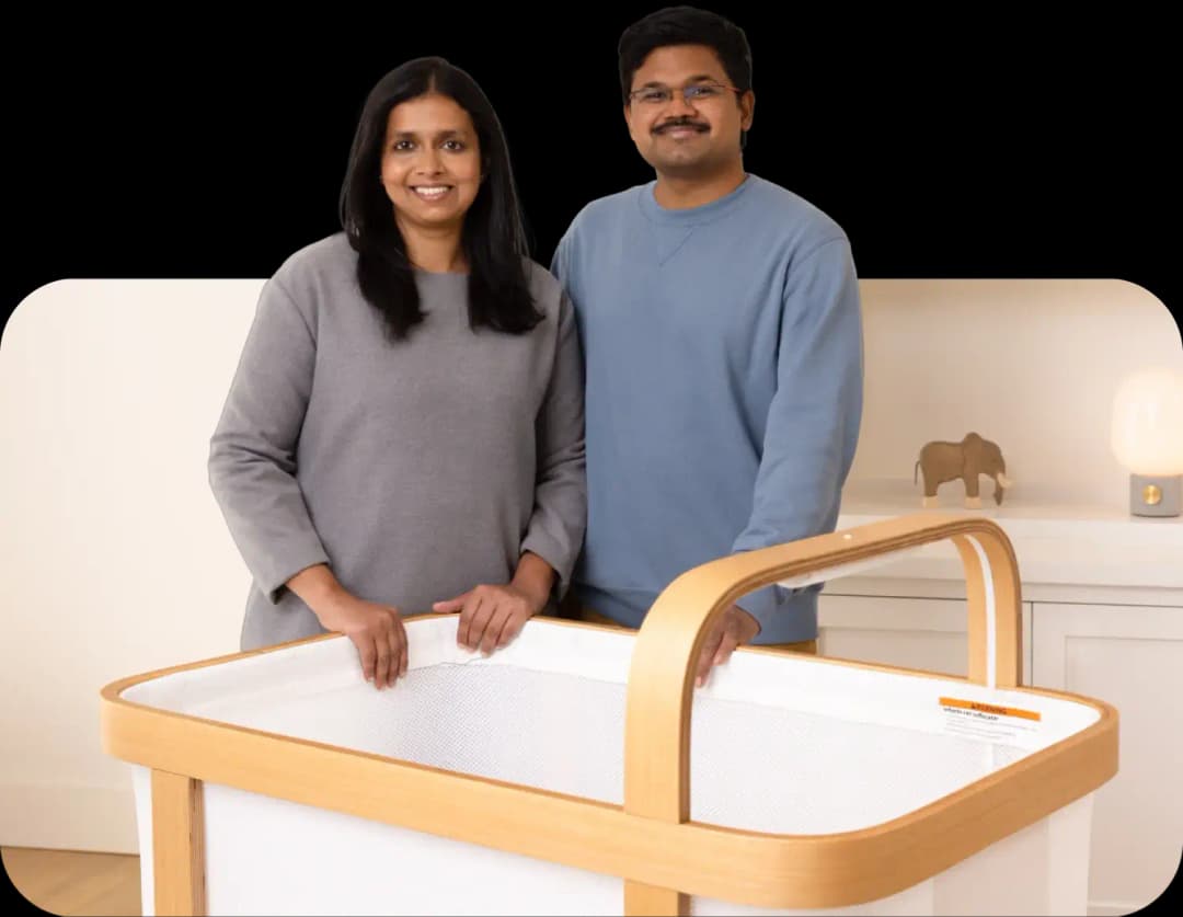 Cradlewise founders Radhika and Bharath