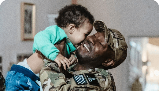 Military family with a Cradlewise smart crib