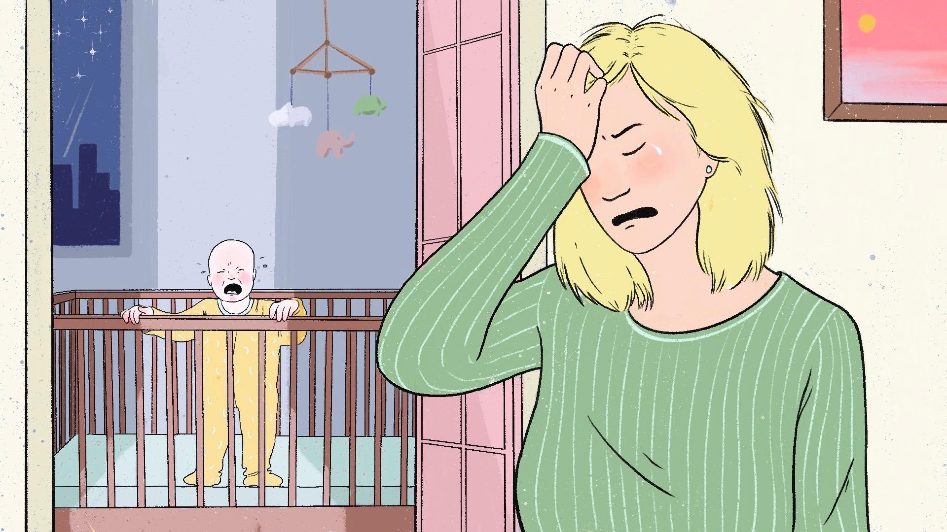 How baby sleep affects maternal mental health