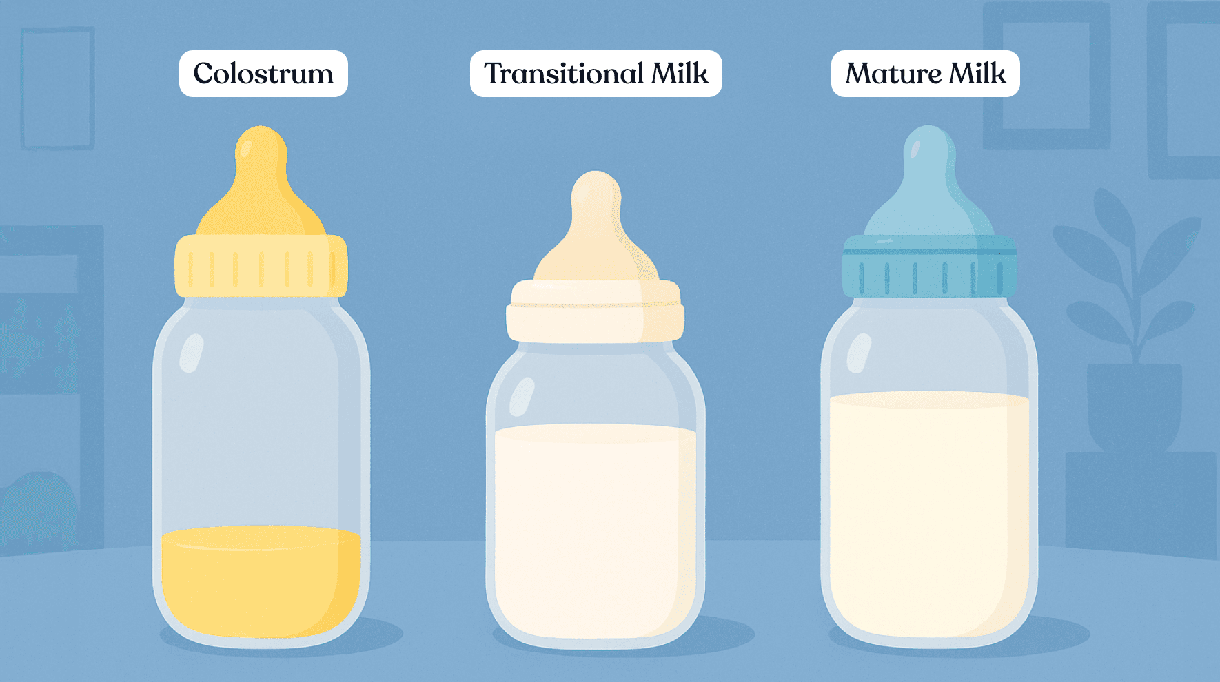 Transitional Colostrum Color Types of breast milk: colostrum, transitional & mature milk explained